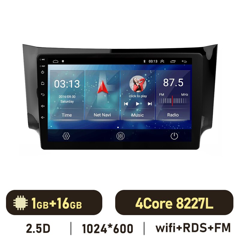 Eunavi 4G Carplay 2 Din Android Auto Radio For Nissan Sylphy B17 Sentra 2012-2017 Car Multimedia Video Player GPS Stereo 2din
