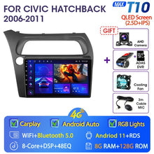 Load image into Gallery viewer, Eunavi 4G WIFI Carplay 2din Android 11.0 Car Radio For Honda Civic Hatchback 2006-2011 Multimidia Video Player Navigation GPS