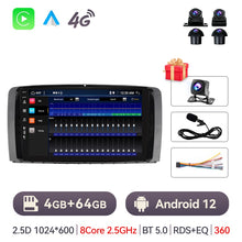 Load image into Gallery viewer, Eunavi 2 Din Android Auto Radio For Mercedes Benz AMG R-Class W251 R300 R280 R320 R350 Car Multimedia Player GPS Stereo Carplay