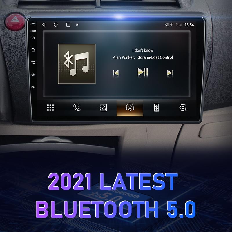 Eunavi 4G WIFI Carplay 2din Android 11.0 Car Radio For Honda Civic Hatchback 2006-2011 Multimidia Video Player Navigation GPS