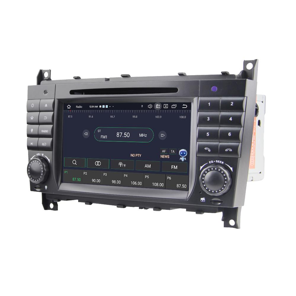 Eunavi 2 Din Android 12 Radio DVD Player For Mercedes Benz W203 Vito W639 VaneoCLK W209 W210M 2000-2005 GPS Carplay Multimedia