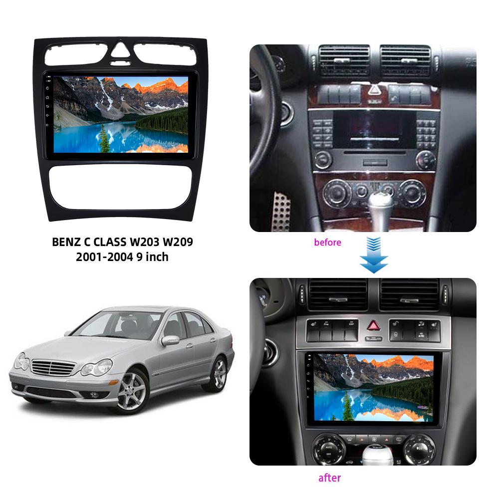 Eunavi Android Auto GPS For Mercedes Benz C Class CLK Class S203 W203 W209 A209 2000-2005 Car Radio Multimedia 2 din 4G Carplay