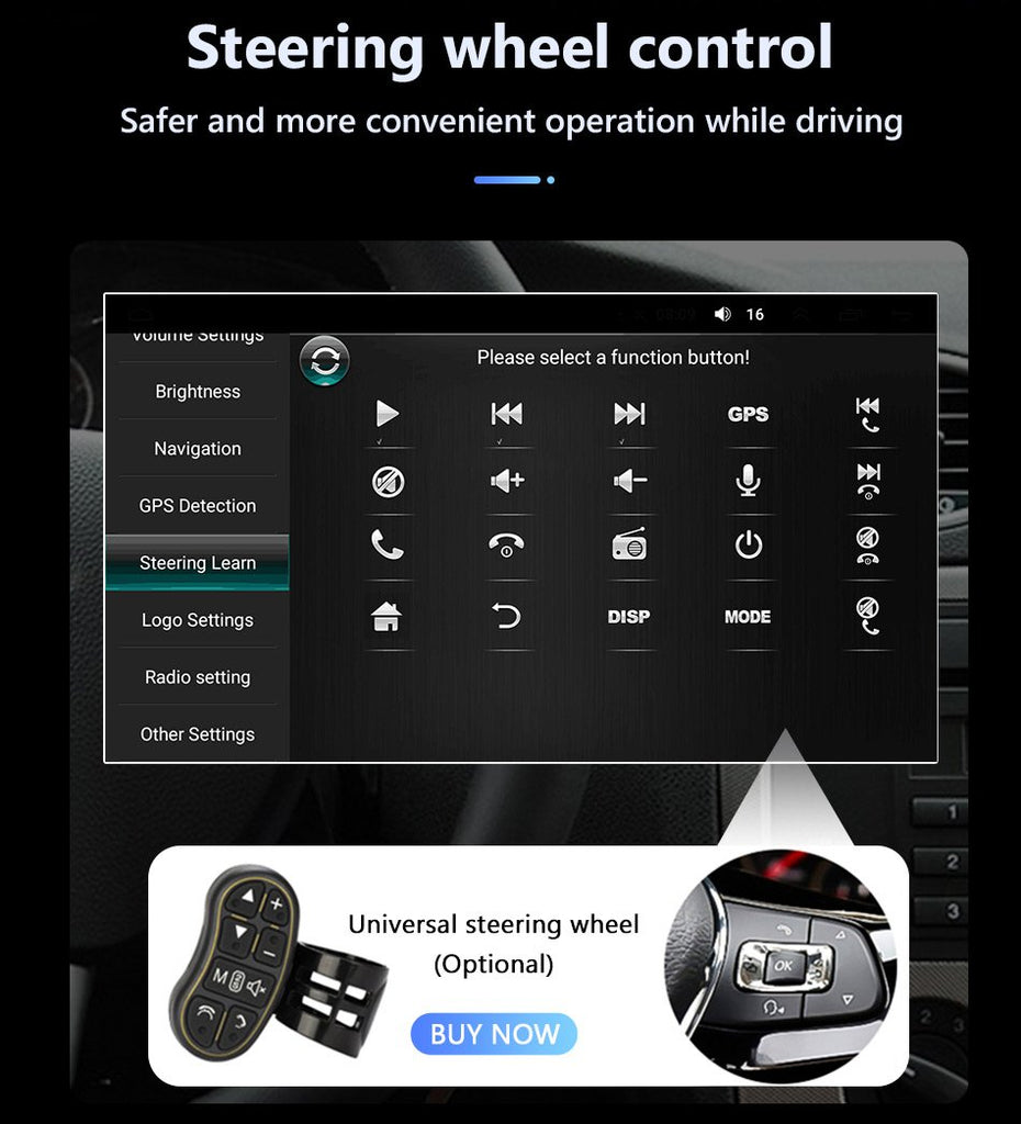 Eunavi 4G 2DIN Android Auto Radio GPS For Skoda Yeti 5L 2009- 2014 Car Multimedia Video Player Carplay 2 Din DVD