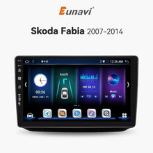 Load image into Gallery viewer, Eunavi Android 10 Car Radio For Skoda Fabia 2008-2014 Auto Multimedia Video Player GPS Autoradio Carplay 4G 2din 2 Din No DVD