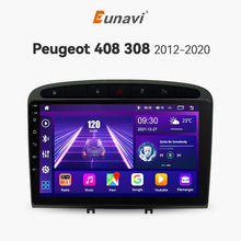 Load image into Gallery viewer, Eunavi 7862c Carplay Android Auto Radio For Peugeot 408 For Peugeot 308 308SW Car Radio Multimedia Video Player 4G Navigation