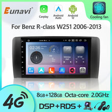 Load image into Gallery viewer, Eunavi 2 Din Android 12 Radio DVD Player For Mercedes Benz R-Class R Class W251 R280 R300 R320 2006-2013 GPS Multimedia