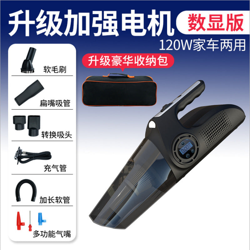 Car vacuum cleaner, air pump, wireless charging for car