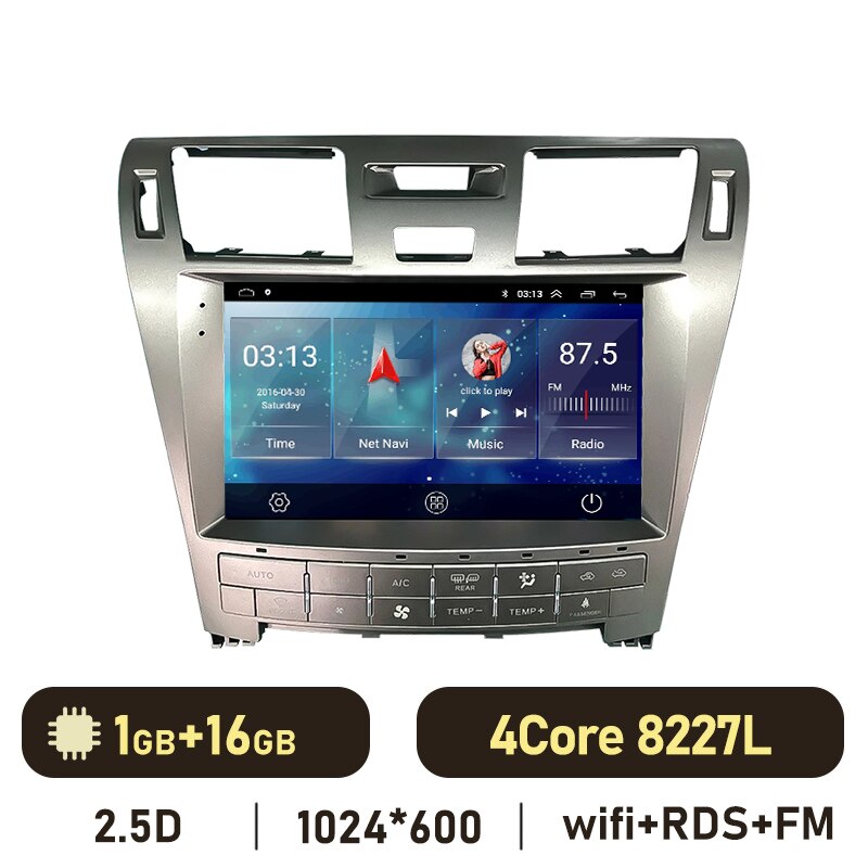Eunavi 7862 4G 2DIN Android Auto Radio GPS For Lexus LS460 2006-2011 Car Multimedia Video Player Carplay 2 Din