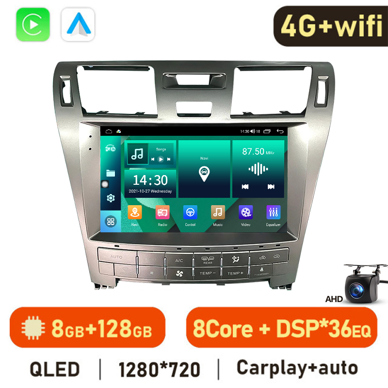 Eunavi 7862 4G 2DIN Android Auto Radio GPS For Lexus LS460 2006-2011 Car Multimedia Video Player Carplay 2 Din