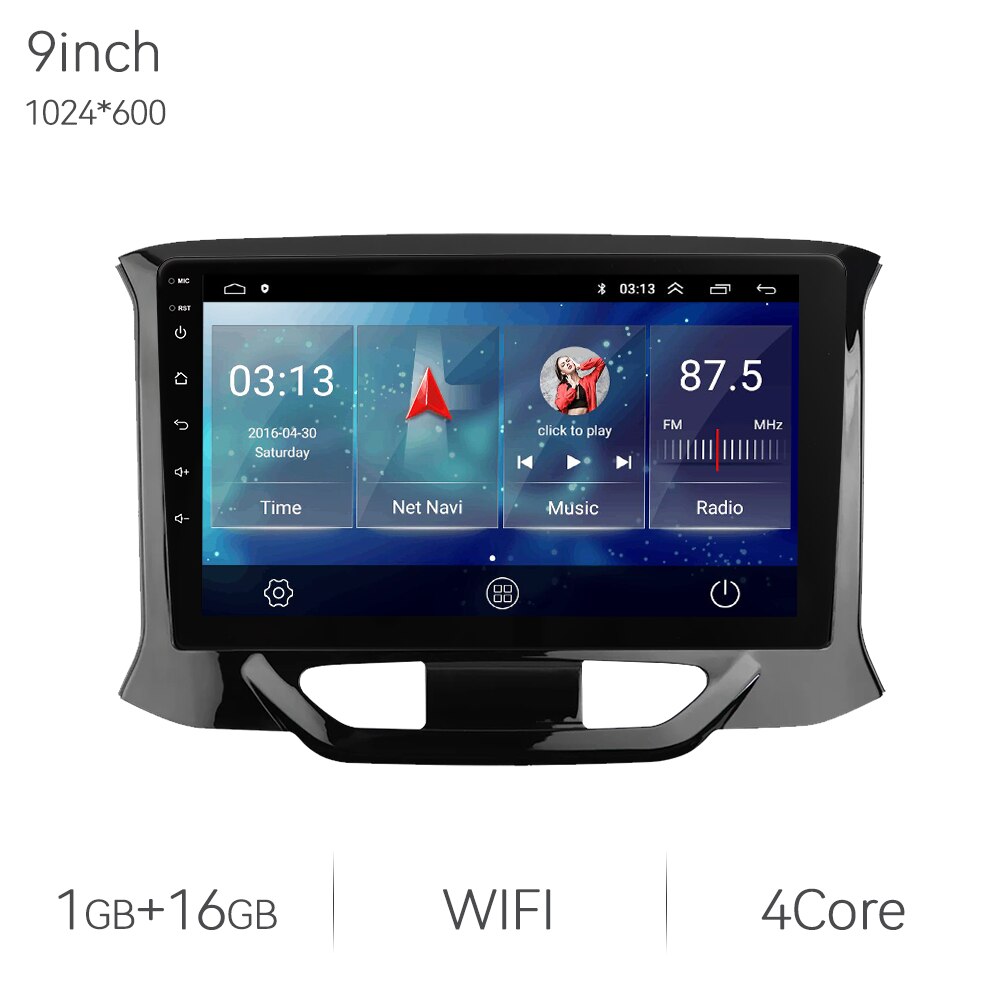 Eunavi 7862 8Core 2K 13.1inch 2din Android Radio For LADA X ray Xray 2015 - 2019 Car Multimedia Video Player GPS Stereo