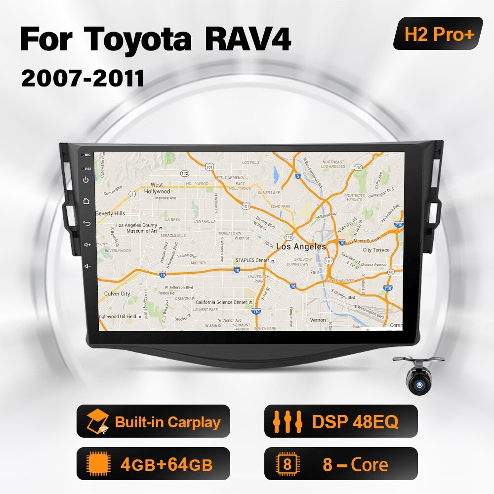 Eunavi 2 din King Radio für Toyota RAVCH Rav h 2007 2008 2009 2010 2011 Multimedia Player 2din Headunit ChG Wifi GPS Navigation