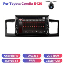 Load image into Gallery viewer, Eunavi DSP 4G 64G Car DVD Player For Toyota Corolla E120 BYD F3 2 Din Car Multimedia Stereo GPS Auto Radio 8Core Android 10