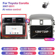Load image into Gallery viewer, Eunavi 2 Din Android 10 Car DVD For Toyota Corolla 2006 - 2013 Multimedia Video Player 4G 64G DSP GPS Navi car radio stereo 2din