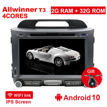 Load image into Gallery viewer, Eunavi 2 din Android 10 car dvd radio for KIA sportage 2011 2012 2013 2014 2015 headunit gps navigation 2din multimedia stereo