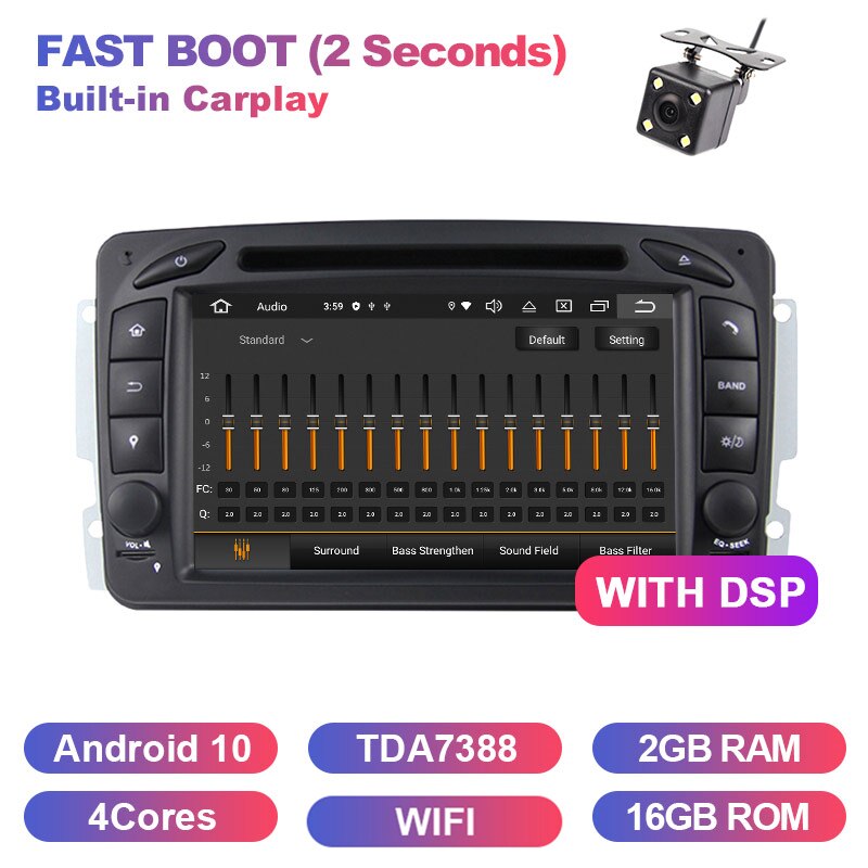 Eunavi 7" Android Car DVD GPS For Mercedes Benz CLK W209 W203 W463 Wifi DSP RDS Bluetooth Radio Stereo audio media player