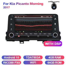 Load image into Gallery viewer, Eunavi 1 Din 8&#39;&#39; Android 9 Car Radio Stereo GPS Navigation for Kia Picanto Morning 2017 1din headunit multimedia IPS TDA7851 USB