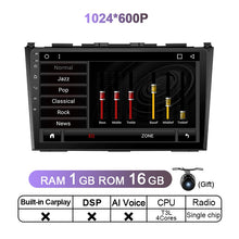 Load image into Gallery viewer, Eunavi 4G Android 11 Head unit Car Radio For Honda CRV 2007-2011 Multimedia Video Player 9inch Screen GPS DVD 2Din 2 Din Stereo