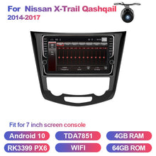 Load image into Gallery viewer, Eunavi 9&#39;&#39; Android 10 Car GPS Radio for Nissan X-Trail Qashqail 2014-2017 Navigation Stereo Multimedia Player 4G 64G NO DVD