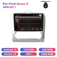 Load image into Gallery viewer, Eunavi 2 Din Android Car Radio Multimedia Player GPS For ford focus 2 3 Mk2 Mk3 2004-2011 hatchback 2din Audio 9&#39;&#39; Headunit DSP