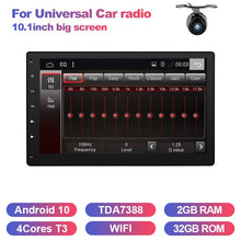 Load image into Gallery viewer, Eunavi Universal Car Radio Multimedia Player 2din Headunit Android 10 PX6 RK3399 10.1&#39;&#39; GPS Navigation WIFI Bluetooth USB 2 Din