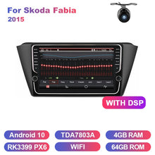 Load image into Gallery viewer, Eunavi Car Multimedia Player Radio GPS For Skoda Fabia 2015 2016 2017 2018 2019 2 din Android Autoradio Navigation WIFI RDS