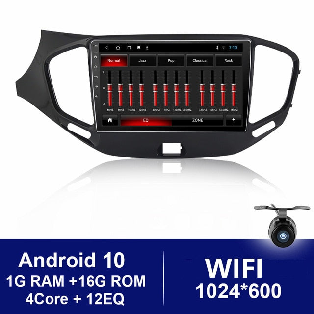 Eunavi 2 Din Android Car Multimedia Player For LADA Vesta Cross Sport 2015 2016 2017 2018 Audio 4G DSP GPS Navigation 2DIN Radio