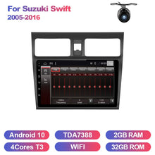 Load image into Gallery viewer, Eunavi 2 DIN Android 10 for SUZUKI SWIFT 2005-2016 2din Car Radio Stereo Multimedia video player GPS Navigation Headunit bt WIFI