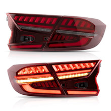 Load image into Gallery viewer, VLAND Tail lights Assembly for Honda Accord 2018 2019 Taillights Tail Lamp with Turn Signal Reverse Lights DRL light