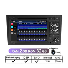 Load image into Gallery viewer, Car Radio DVD 2 DIN Android 10 Autoradio For Audi A4 B6 B7 S4 B7 B6 RS4 B7 SEAT Exeo 2DIN car stereo Multimedia GPS Navigation
