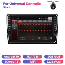 Load image into Gallery viewer, Eunavi 2Din universal Car Radio Stereo 4G 64G 2 din Multimedia Player GPS Navigation WIFI Audio Android 10 subwoofer