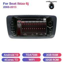 Load image into Gallery viewer, Eunavi Android 10 Car DVD Radio GPS Auto For Seat Ibiza 6j 2009 2010 2012 2013 Headunit Multimedia Stereo 4G Screen Audio USB BT