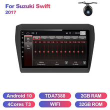 Load image into Gallery viewer, Eunavi 9&#39;&#39; 2 Din Car Radio Stereo for SUZUKI SWIFT 2017 Double 2DIN Multimedia GPS 8 CORES 4G 64GB TDA7851 Audio Android 10