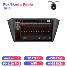 Load image into Gallery viewer, Eunavi Car Multimedia Player Android System Radio for Skoda Fabia 2015 GPS Navigation Stereo RDS DSP Touch screen WIFI