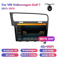 Cargar imagen en el visor de la galería, Eunavi 2 Din Car Radio GPS for VW Volkswagen Golf 7 Golf7 2013-2015 Multimedia Player 4G 64G Auto Audio Stereo Autoradio Android