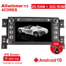 Load image into Gallery viewer, Eunavi 2din Android 10 car dvd radio gps navigation for Suzuki Grand Vitara 2005-2012 2din multimedia player headunit stereo bt