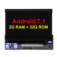 Load image into Gallery viewer, Eunavi Single 1 Din 7&quot; Android 7.1 Quad core Car PC Radio Stereo GPS Navigation Universal 1024*600 HD Head Unit Wifi USB NO DVD