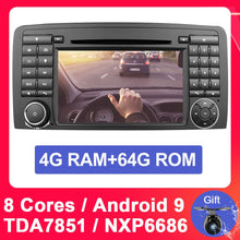 Load image into Gallery viewer, Eunavi 2 din Octa core Android 9 Car multimedia radio dvd gps for Mercedes Benz R Class W251 2006-2013 R280 R300 R320 R350 DSP