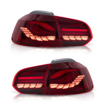 Load image into Gallery viewer, Vland Taillights Assembly For VW Golf 6/MK6 2008-2014 Dragon Scale Design Full LED With Dynamic Welcome + Sequential Turn Signal