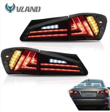 Load image into Gallery viewer, VLAND Car Accessories LED Tail Lights Assembly For Lexus Sedan XE20 IS250 IS350 2006-2013 Full LED Turn Signal Reverse Lights