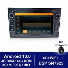 Load image into Gallery viewer, Eunavi 4G+64G Android 10 2 Din Car Radio GPS For Opel Vauxhall Astra H G J Vectra Antara Zafira Corsa Vivaro Meriva Veda NO DVD