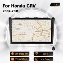 Load image into Gallery viewer, Eunavi 2 Din GPS Car Multimedia Player For Honda CRV 2007 2008 2009 2010 2011 Touch Sreen DSP RDS Autoradio Navigation Radio 4G