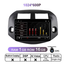 Load image into Gallery viewer, Eunavi Car Radio Android 11 QLED Screen For Toyota RAV4 2007 - 2011 Stereo Multimedia Video Player GPS Carplay 4G DSP DVD 2 DIN