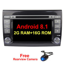 Load image into Gallery viewer, Eunavi 2 Din Android 9.0 Car DVD 7 inch Quad core Autoradio GPS Navigation For Fiat Bravo 2007 2008 2009 Car Radio Stereo WIFI