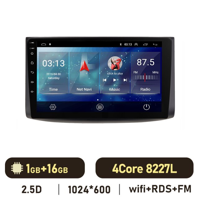 Eunavi 2din Car Multimedia Video Player For Chevrolet Aveo Lova Captival 2006-2019 Android 10 Navigation GPS QLED 1920*860P 4G