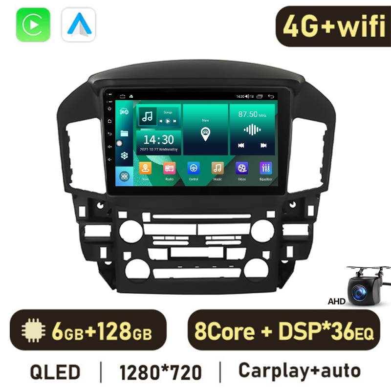 Eunavi 7862 4G 2DIN Android Radio GPS For Lexus RX300 XU10 1997-2003 Toyota Harrier 1998-2004 Car Multimedia Video Player
