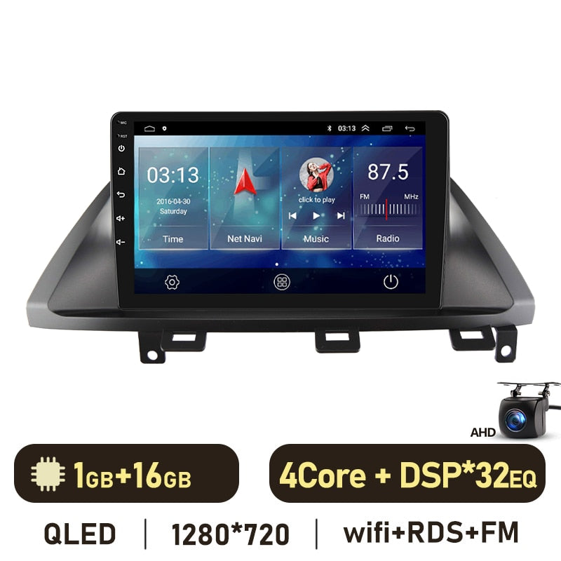 Eunavi 4G 2DIN Android Auto Radio GPS For Honda Odyssey USA 2004-2010 Car Multimedia Video Player Carplay 2 Din