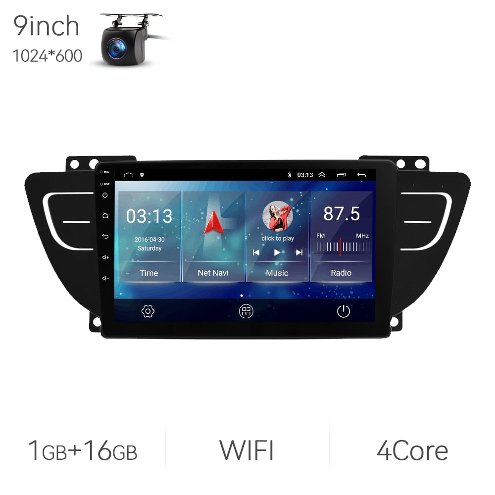 Eunavi 7862 8Core 2K 13.1inch 2din Android Radio For Geely Atlas NL-3 2016 - 2020 Car Multimedia Video Player GPS Stereo