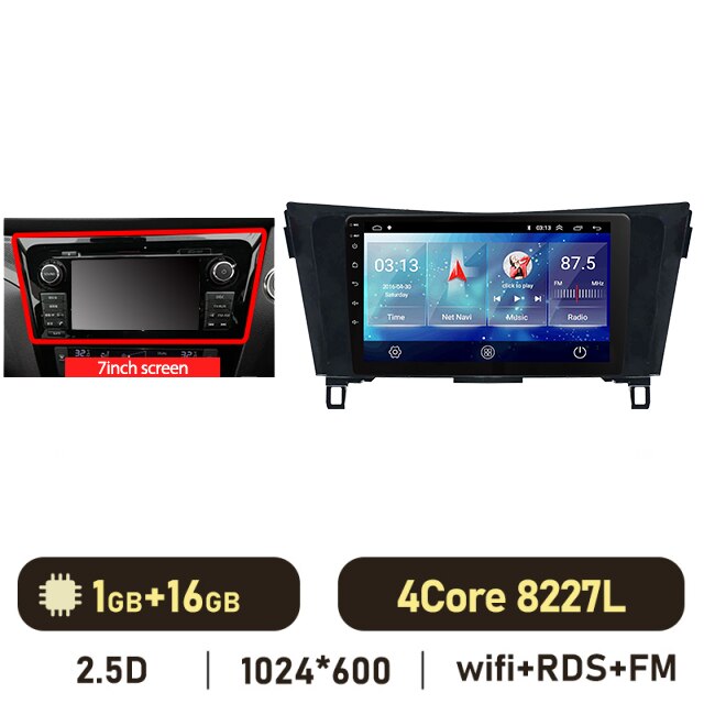 Eunavi 2 Din Android Auto Radio For Nissan Qashqai J11 X-Trail 3 T32 2013-2017 Carplay Car Multimedia Player GPS 2din Autoradio