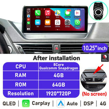 Load image into Gallery viewer, Eunavi 10.25&#39;&#39;/12.3&#39;&#39; Android Auto Radio For BMW X1 E84 2009 2010 2011-2015 Car Multimedia Player Navigation GPS Carplay No DVD