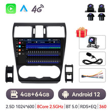 Load image into Gallery viewer, Eunavi 4G 2 Din Android Auto Radio For Subaru Forester 2013-2018 Car Multimedia Player DSP Carplay GPS Navigation 2Din Autoradio